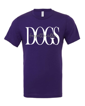 Load image into Gallery viewer, Fayetteville Bulldogs Bold Script Tee (White/Purple)