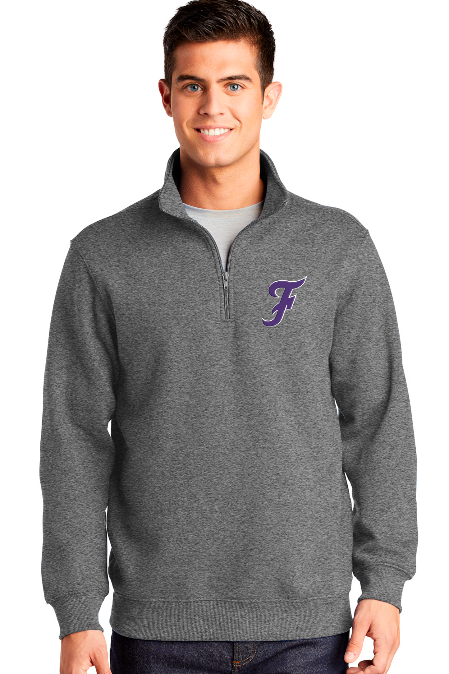 1/4 Zip Fayetteville Bulldog Sweatshirt Pullover