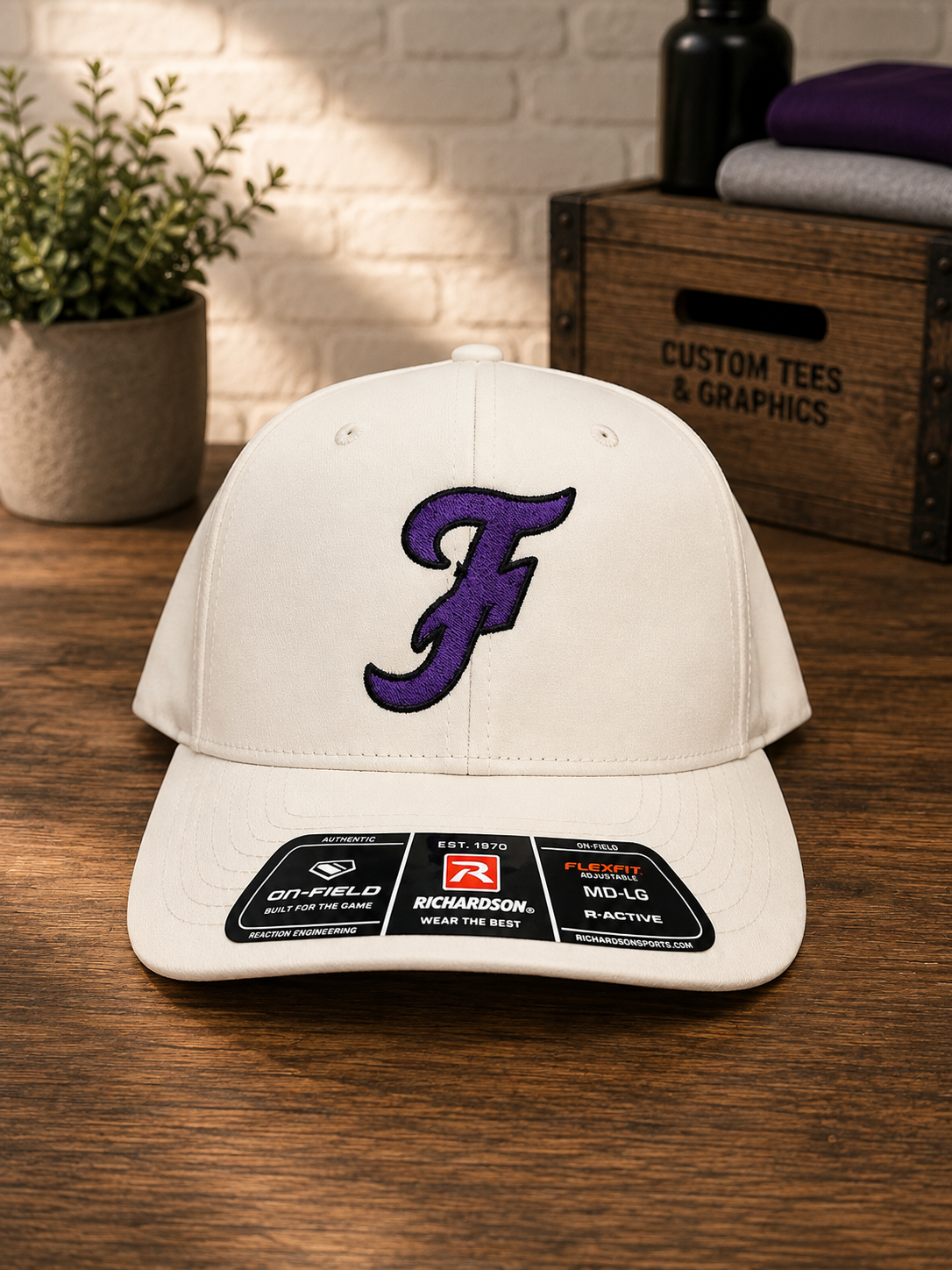 Fayetteville Bulldogs Embroidered “F” Performance Hat – Richardson Laser Perf