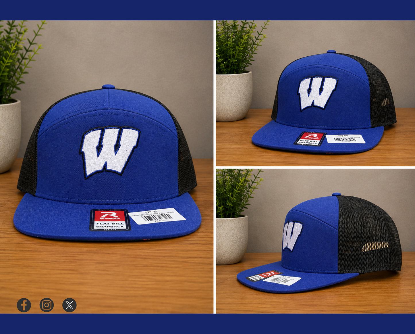Woodland Colts – Richardson 168 7-Panel Trucker