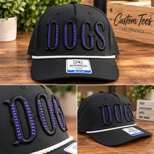 Fayetteville Bulldogs 3D Puff “DOGS” Richardson 258