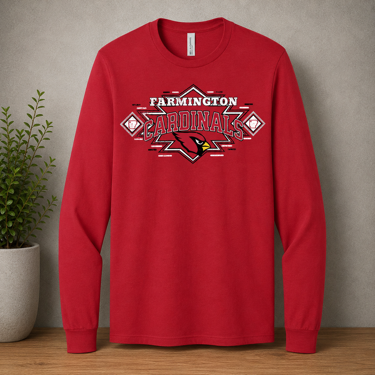 Farmington Cardinals Long Sleeve Tee