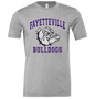 Fayetteville Bulldogs Arched Mascot