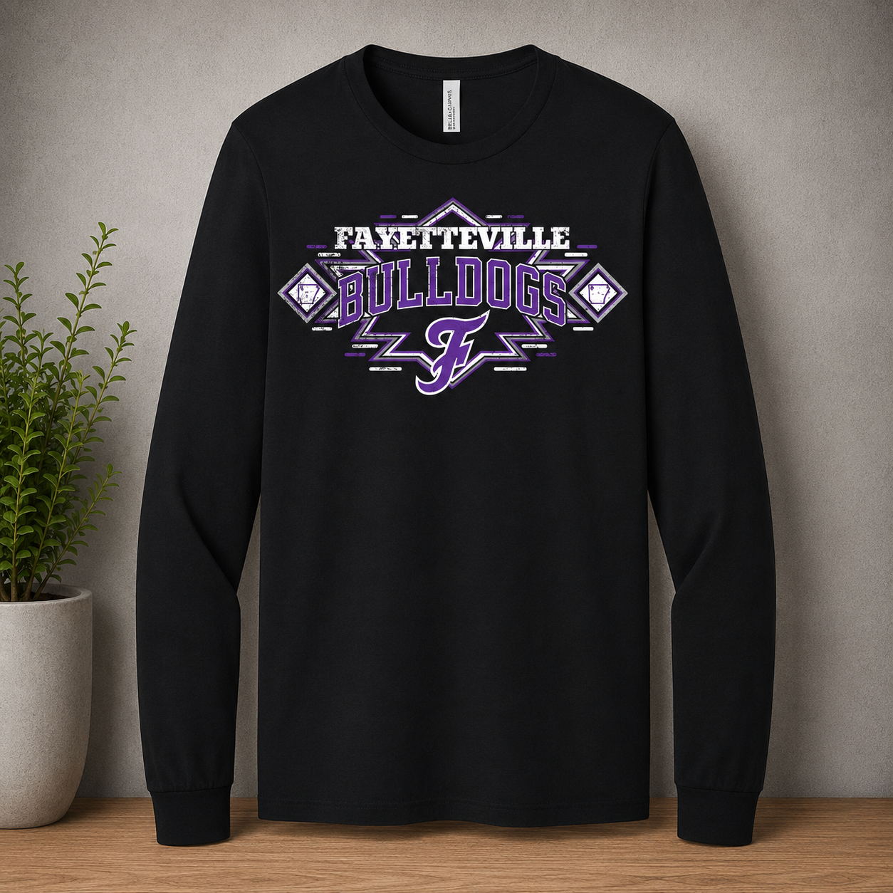 Fayetteville Bulldogs Long Sleeve Tee