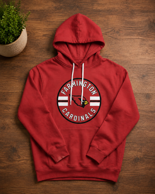Farmington Cardinals Pullover hooded sweatshirt