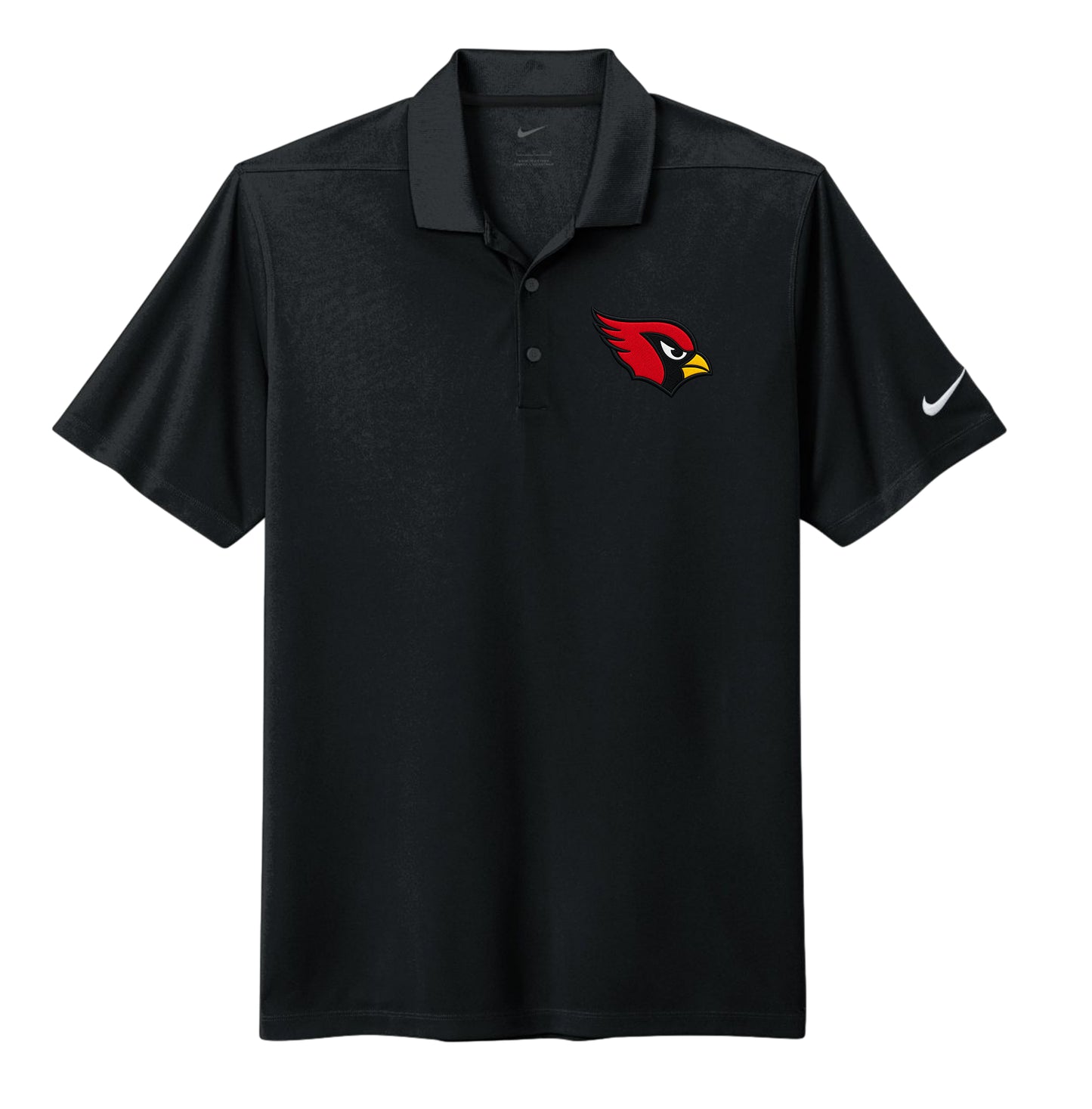 Farmington Cardinal embroidered Nike Polo