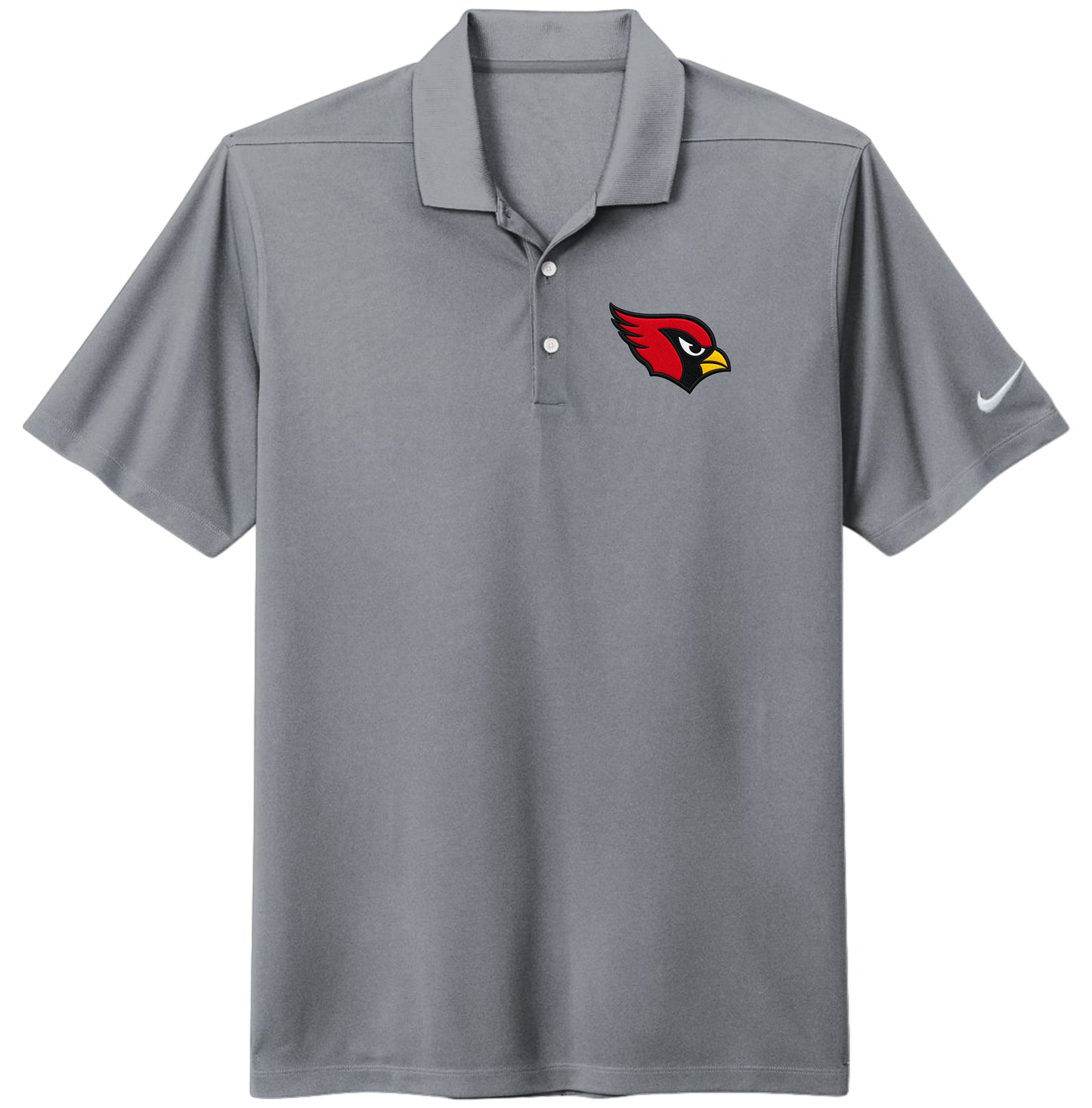 Farmington Cardinal embroidered Nike Polo