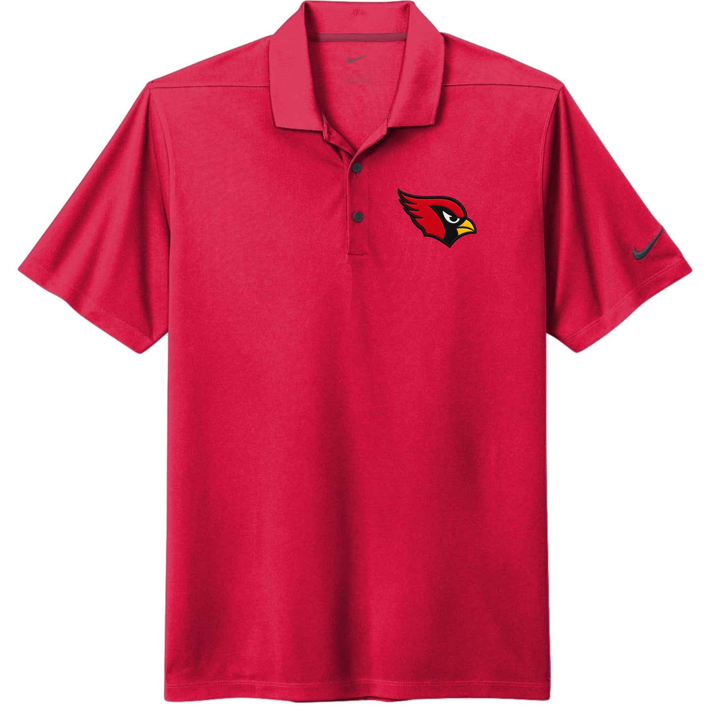 Farmington Cardinal embroidered Nike Polo