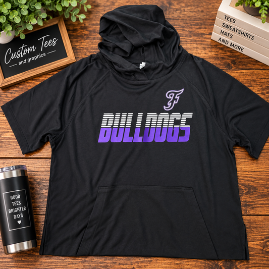 Fayetteville Bulldogs Hooded Performance Tee