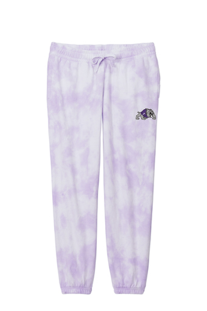 FAYETTEVILLE BULLDOGS _ Ladies Beach Wash® Cloud Tie-Dye Fleece Sweatshirt and Sweatpant