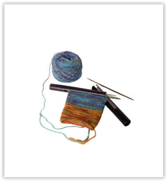 Knit Picks sock knitting needle holder