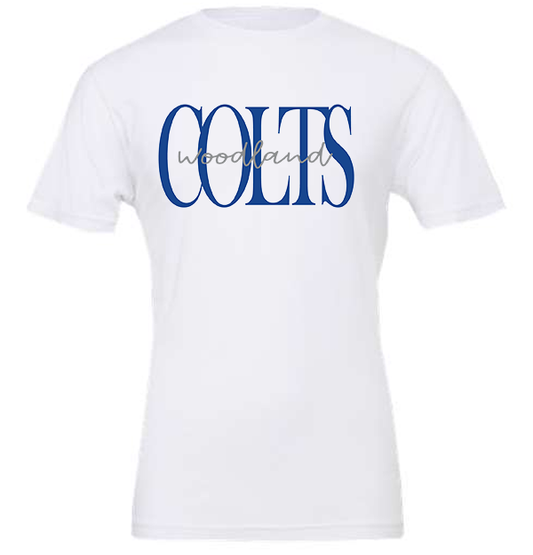 Woodland Colts bold script