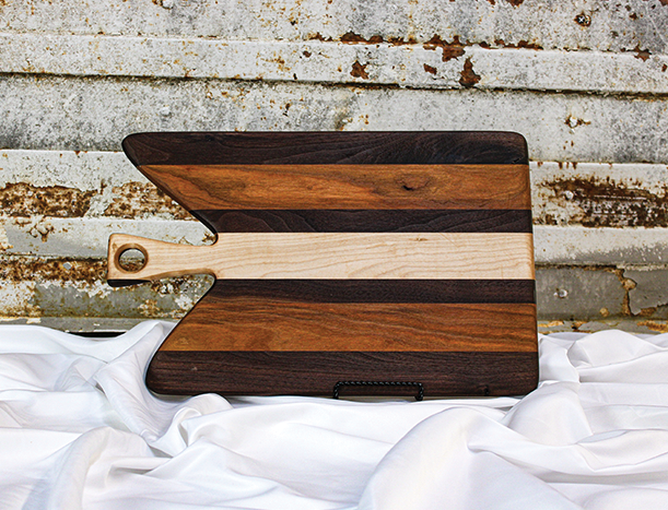 Hand made cutting board