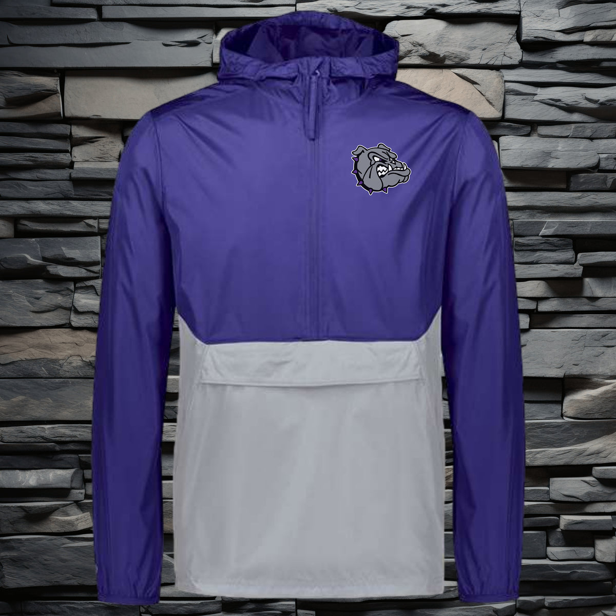 Fayetteville Bulldog Packable Quarter-Zip Jacket