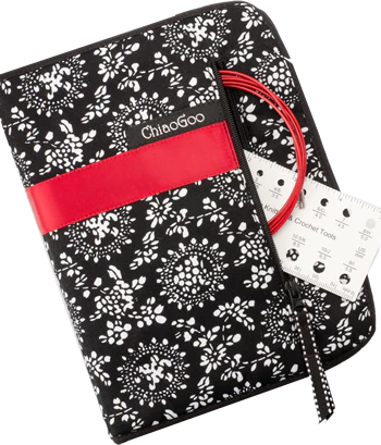 ChiaoGoo 4" Twist Interchangeable Needle Set - Red Lace