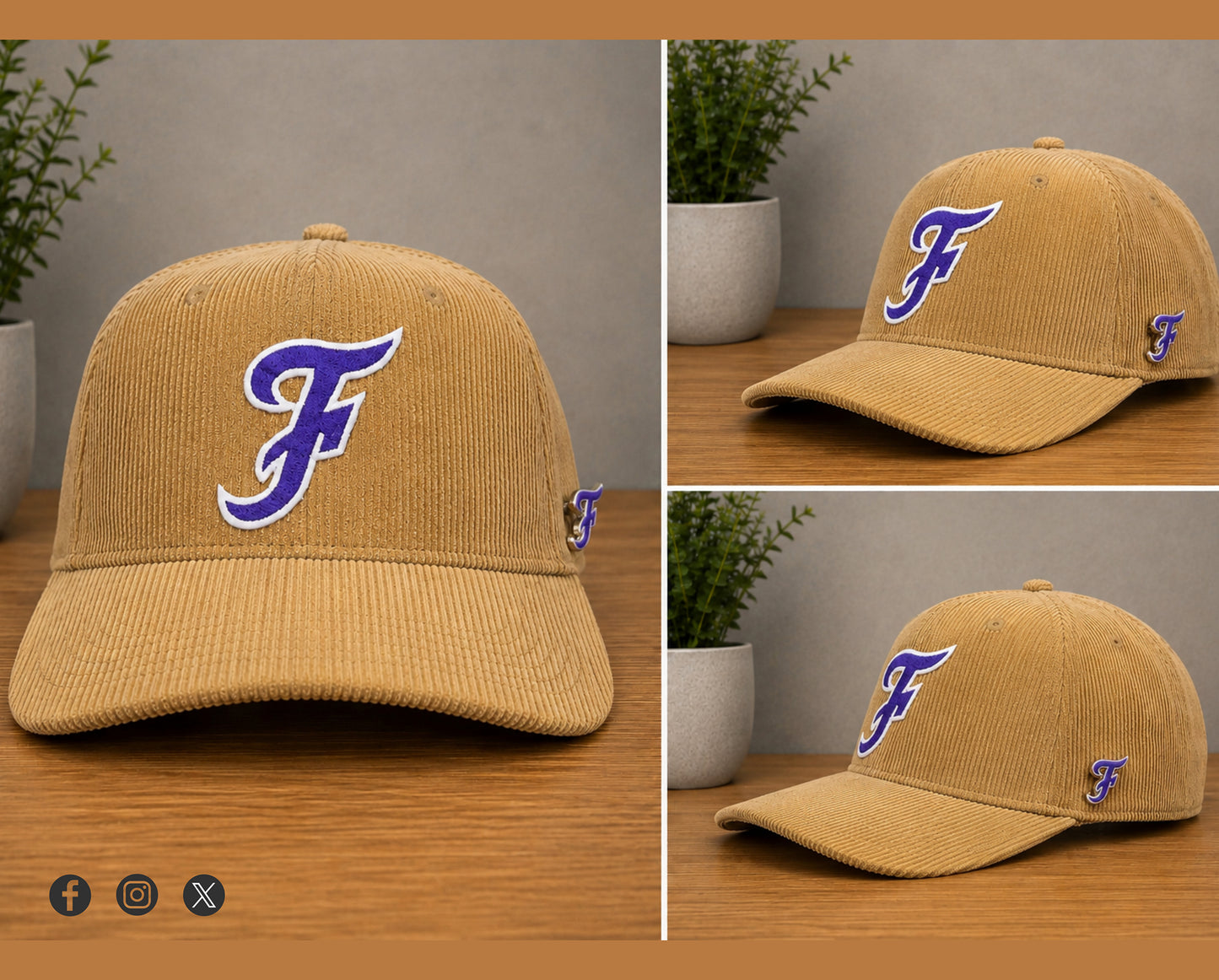 Fayetteville Flying F – Legacy Corduroy Cap