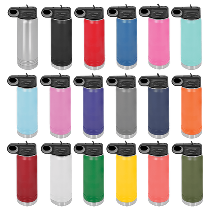 Laser Decorated Polar Camel Water Bottles_12, 20, 32, and 40 oz.