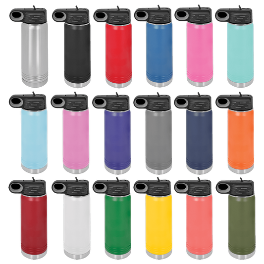 Laser Decorated Polar Camel Water Bottles_12, 20, 32, and 40 oz.