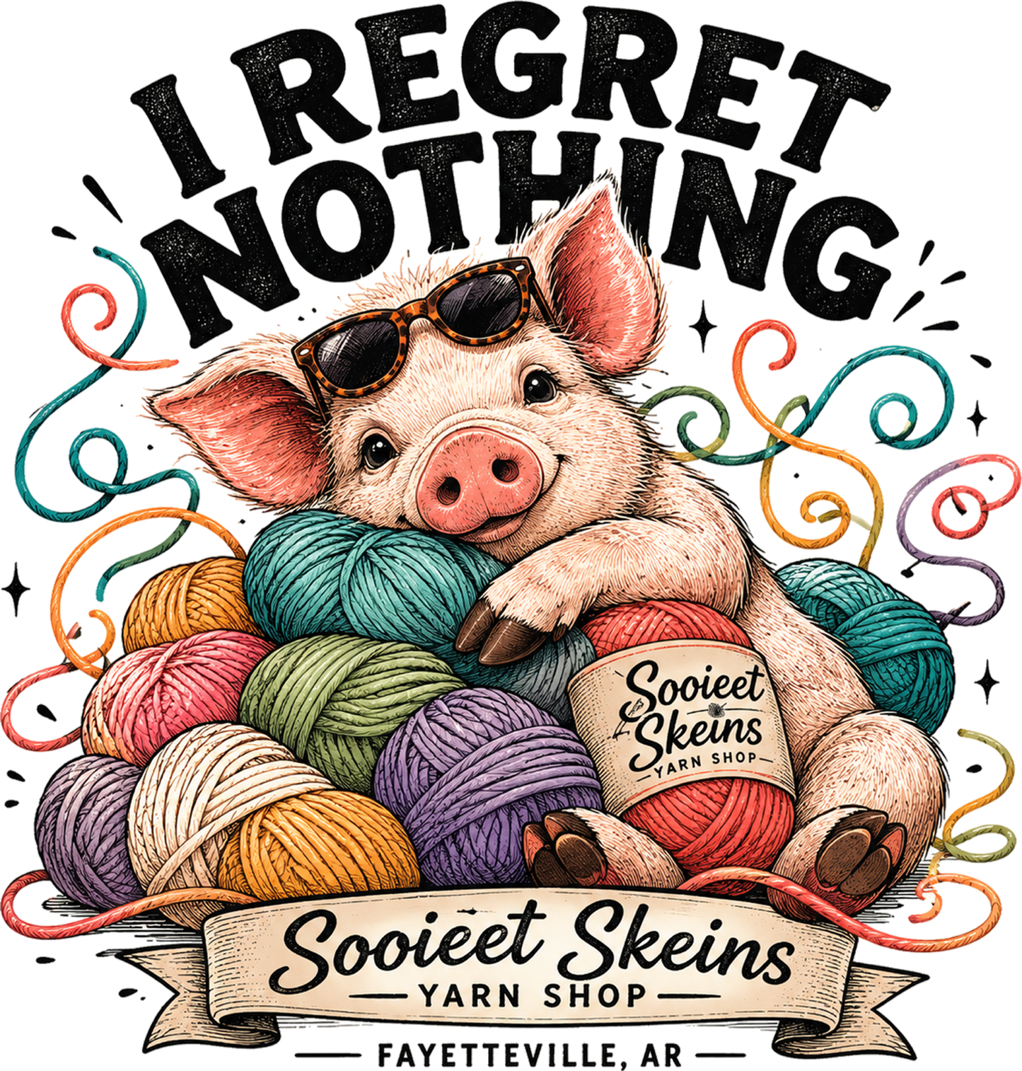Sooieet Skeins Tee_ No Regrets!