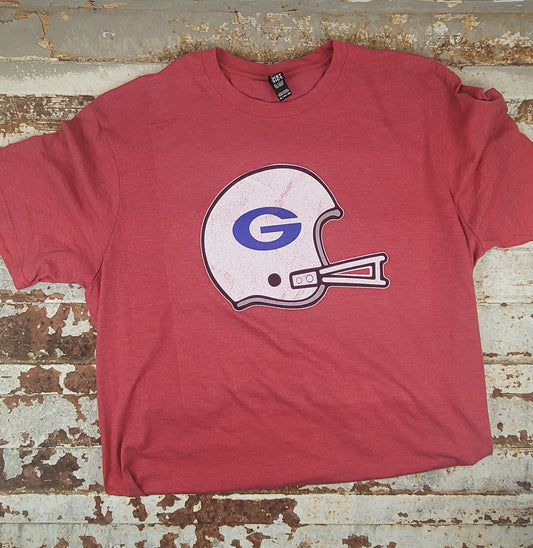 George Jr. High Wranglers vintage helmet