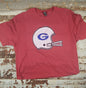 George Jr. High Wranglers vintage helmet
