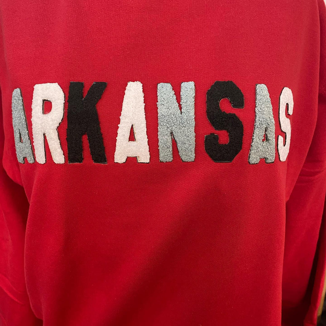 CHENILLE Arkansas crewneck sweatshirt