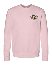 Load image into Gallery viewer, Leopard Heart - Valentine&#39;s Day Sweatshirt
