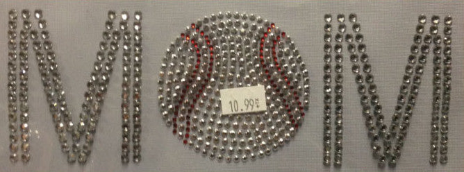 Baseball Mom Rhinestone