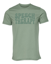 Load image into Gallery viewer, Children&#39;s Speech Therapy- Crew Neck Light Sage Green Shirts
