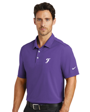 Load image into Gallery viewer, FHS F - Left Chest Embroidery Nike Dri-FIT Vertical Mesh Polo

