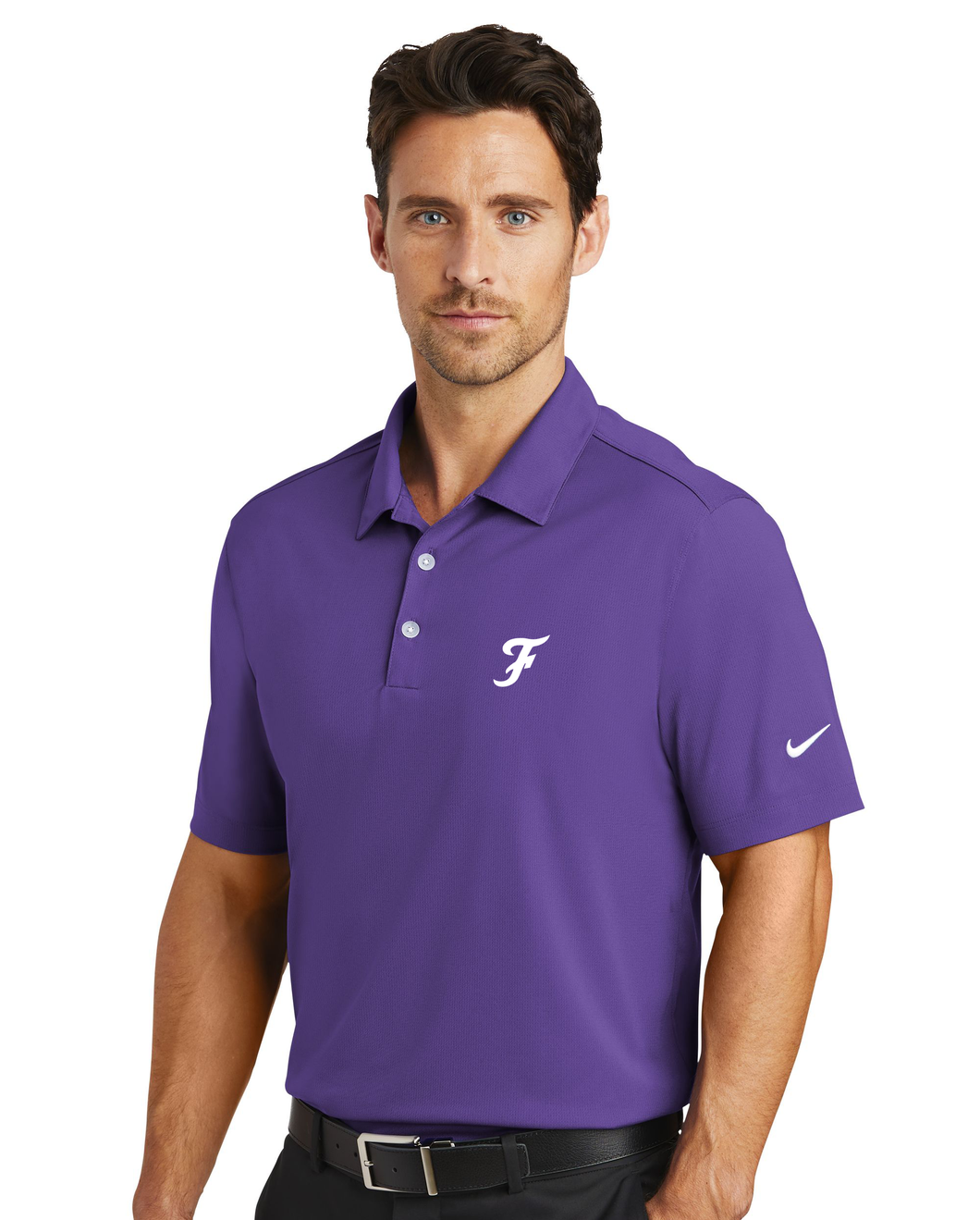 FHS F - Left Chest Embroidery Nike Dri-FIT Vertical Mesh Polo