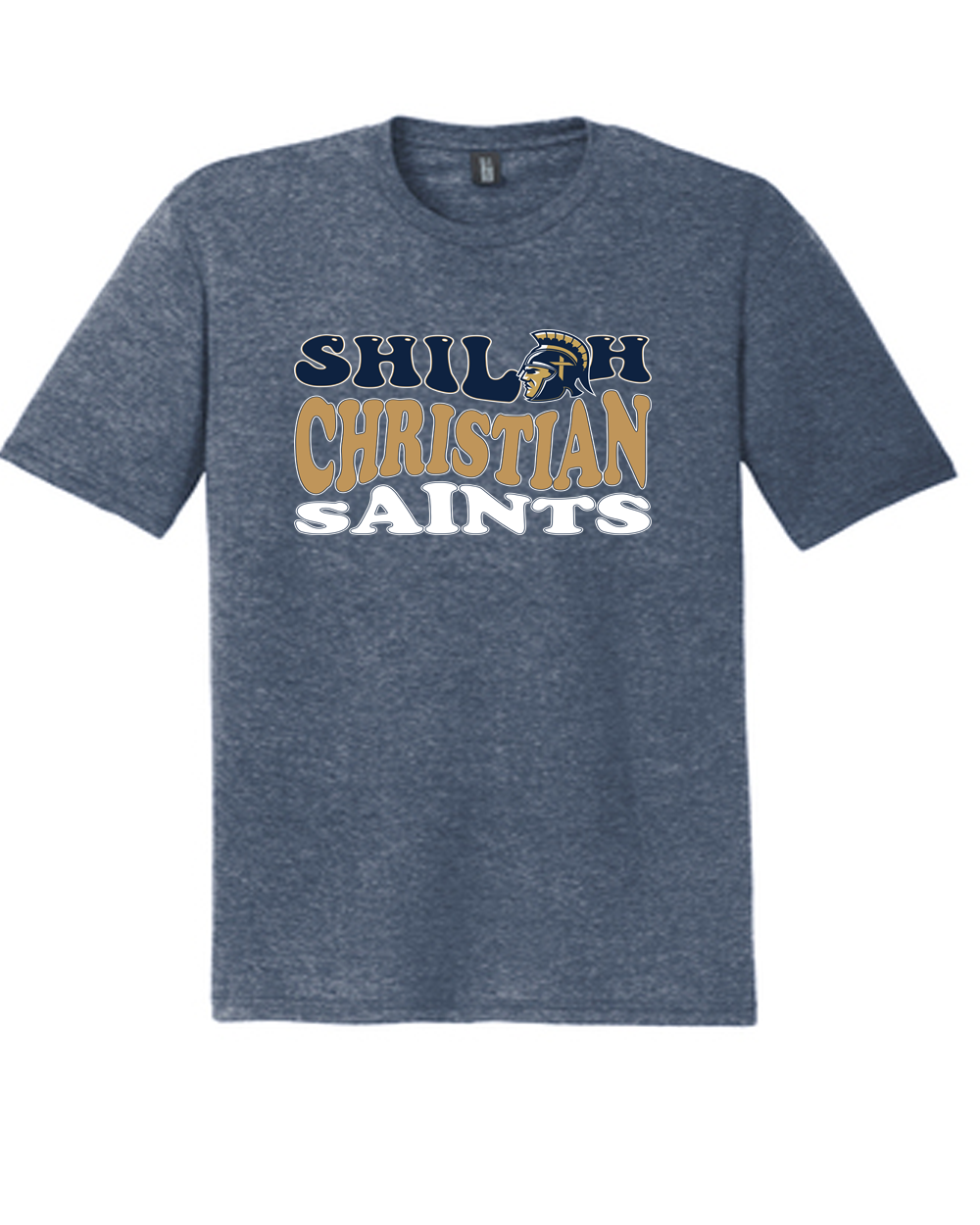 Shiloh Christian Saints Wavy Mascot design