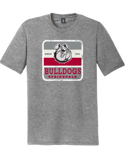 Springdale Bulldogs Retro Badge design