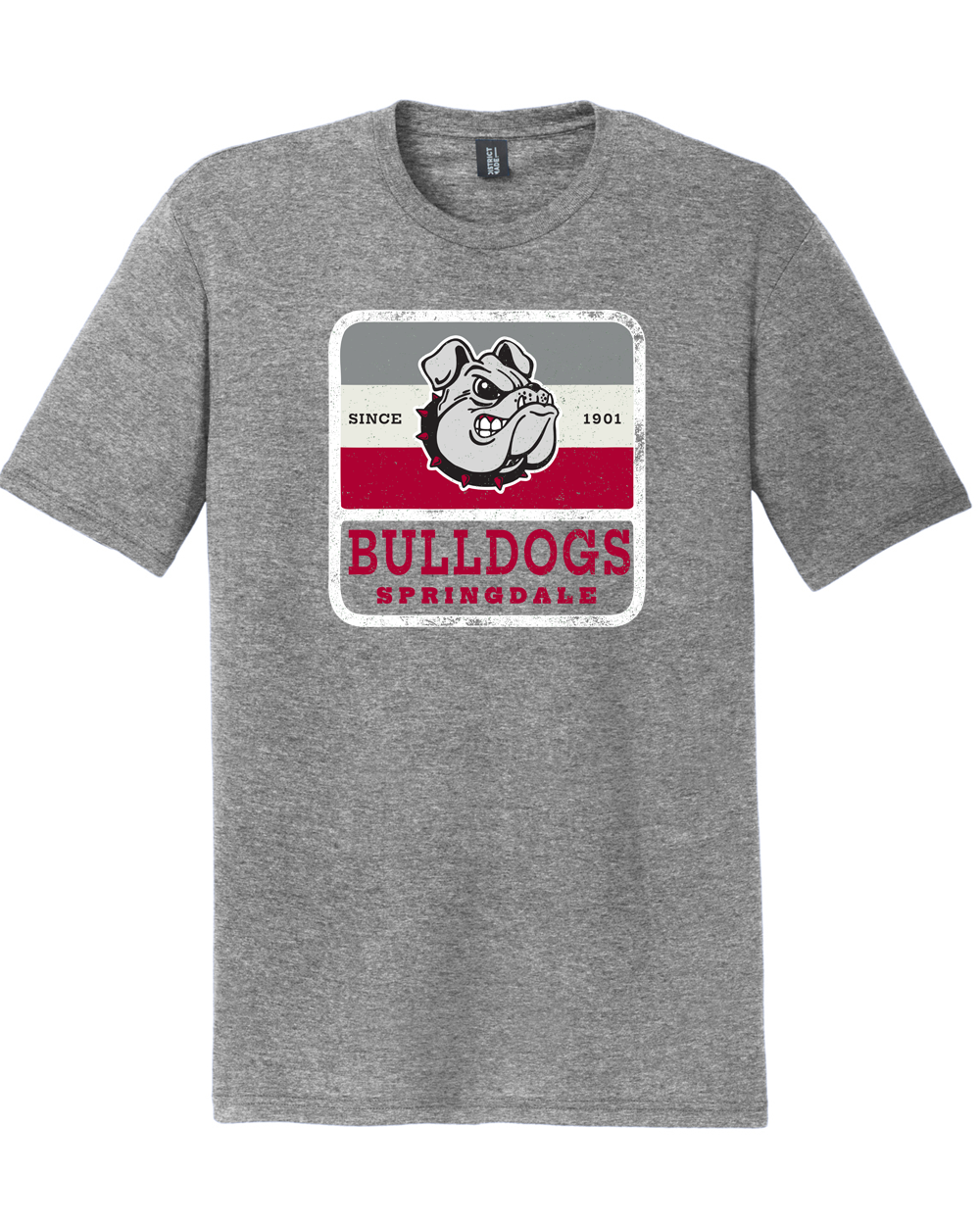 Springdale Bulldogs Retro Badge design